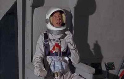 Second stage gone.
No sweat, chickie. - The Reluctant Astronaut