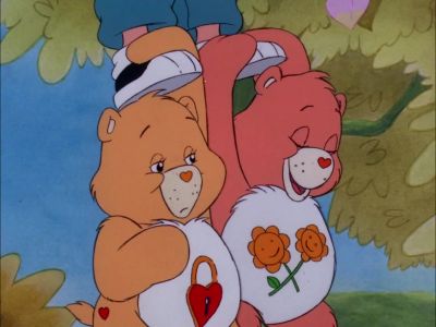 Secret Bear says not to worry about falling - The Care Bears Movie