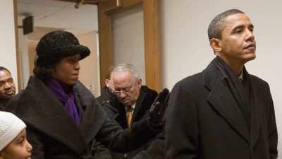 Secret Service then took Barack
out to the platform. - Obama: In Pursuit of a More Perfect Union