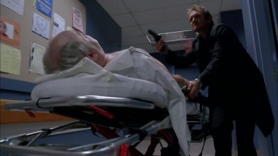 Security guard 1:
Stop right there! - Fringe