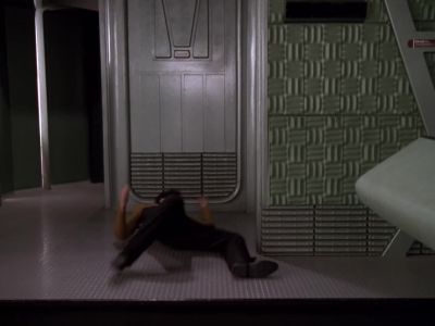 Security, intruder in
transporter room six! - Star Trek: The Next Generation