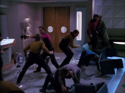 - Security.
- What the hell is going on? - Star Trek: The Next Generation