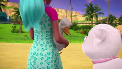 See you around.
[laughs nervously] - Barbie: A Touch of Magic