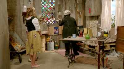 See, this cabinet
right here, what I did - At Home with Amy Sedaris