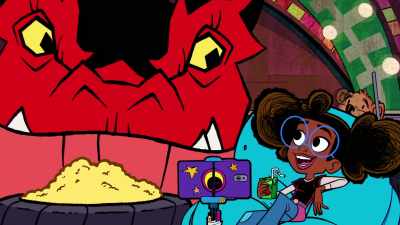See Dev, why can't life
have a skip button - Marvel's Moon Girl and Devil Dinosaur