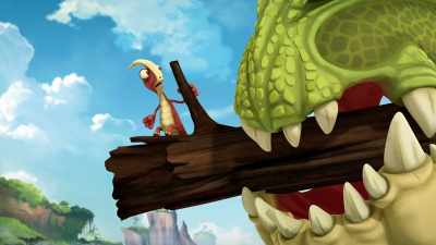 See? Everyone else has
a nice big present for her! - Gigantosaurus