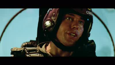 I'm gonna break high and right see if he's really alone - Top Gun