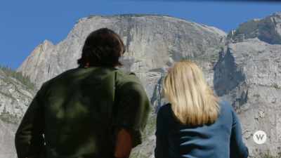 See how Half Dome bends
outward toward the left - Marry Me in Yosemite