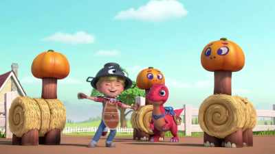 See how nice it is to makes friends
with other dinosaurs? - Dino Ranch