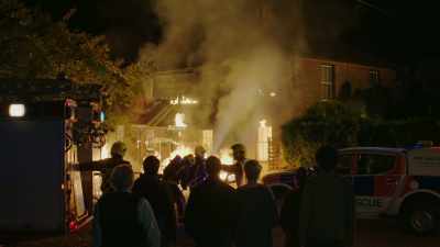 See? It is on fire, isn't it? - Back