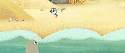 -See you later, Silky!
-Bye, Oona! - Puffin Rock and the New Friends