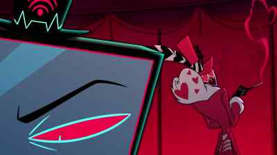 See? Look,
at how he flirts with that guy, - Hazbin Hotel
