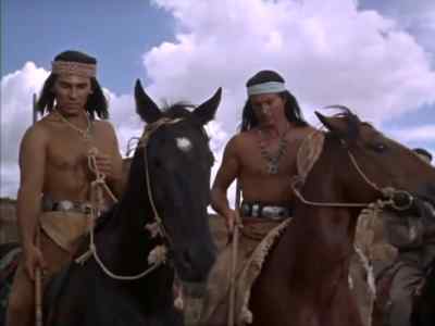 See, mangas,
the thieving ones
left the stream here. - War Drums