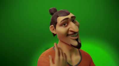 See, no slug on my ponytail. - The Soccer Football Movie