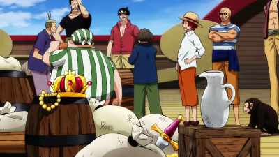See that? That's what you get
for trying to fight us! - One Piece Film Red