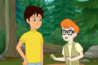 See? The generator burns gasoline
to make, ta-da, this rotor spin - The Magic School Bus Rides Again