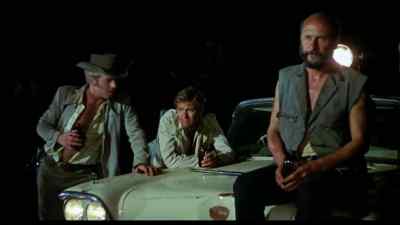 See the way the roo's
trying to draw him in - Wake in Fright