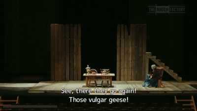 See, there they go again!
Those vulgar geese! - Drive My Car
