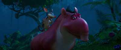 See. There's this root.
- Deep in the jungle. - Ainbo