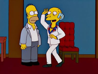 See you tomorrow night, Simpson! - The Simpsons
