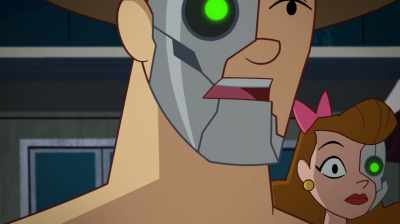 Seeing as how our powers make
us keen to Sparky and all, - Justice League Action