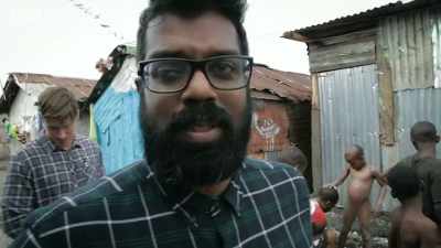 Seeing this level of
poverty is horrible. - The Misadventures of Romesh Ranganathan