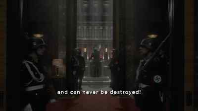 - Seig--
- Heil! - The Man in the High Castle