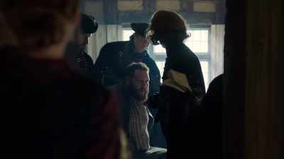 Seize him!
I've never seen them before,
sir. We haven't lived here -- - Will