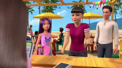 Sekarang dengarkan baik-baik.
Buatkan aku stroberi sunset. - Barbie: Skipper and the Big Babysitting Adventure