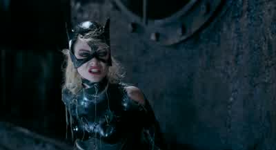 SelinaSelina KyleYou're firedAnd Bruce WayneWhy are you dressed up like BatmanBecause he is Batman you moronWas - Batman Returns