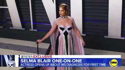 Selma revealing her multiple
sclerosis diagnosis last October. - Introducing, Selma Blair