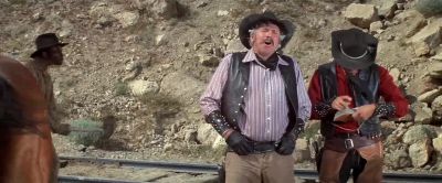 Send a wire to the main office and tell them I said OW - Blazing Saddles