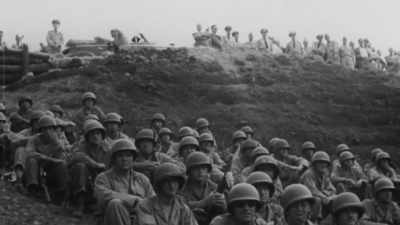 SEND WAVE AFTER WAVE OF MEN
ACROSS THE PACIFIC. - The Pacific War in Color