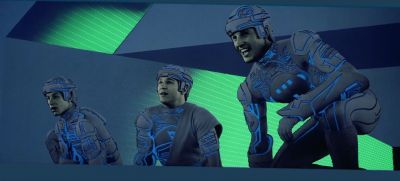 Sending me down here to play games - Tron