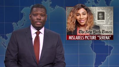 Serena Williams criticized
"The New York Times" - Saturday Night Live