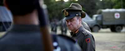 Sergeant Chandra Bhaan Singh, sir!
9 German soldiers and a Major in Libya. - Rangoon