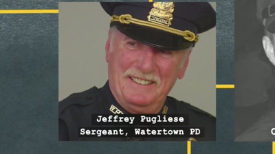 - Sergeant Pugliese,
he was done working, - FBI TRUE