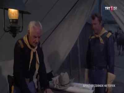 Sergeant Walker, Captain?
- Yes, sir. - 40 Guns to Apache Pass