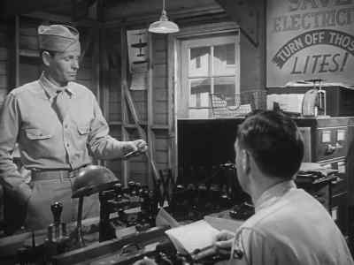 Sergeant's real brave today. - At War with the Army