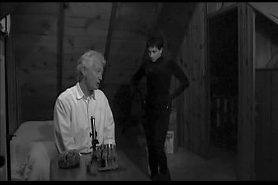 Seriously Pammy I don't know if I can do science with you dancing like that - The Lost Skeleton of Cadavra