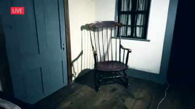 Seriously said,
"Can you move something?" - The Harrisville Haunting: The Real Conjuring House