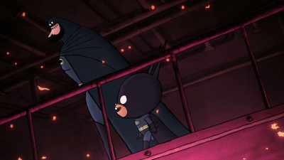 Seriously, he should keep
a snorkel in his suit pocket. - Merry Little Batman