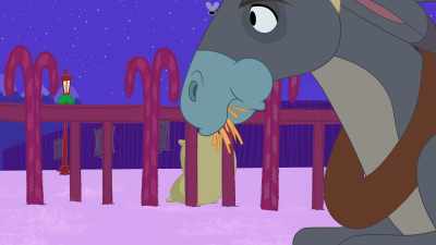 Seriously. What kind of sap
would ever believe - Tom and Jerry Snowman's Land