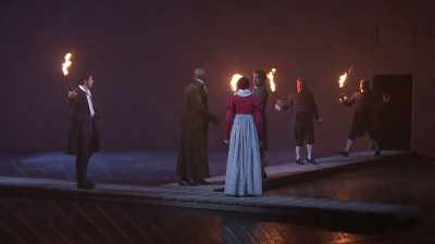 SERVANT: Over here!
Monsieur Frankenstein, look at this! - Great British Theatre
