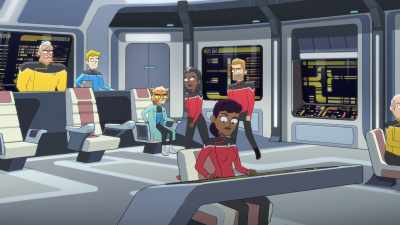 -Set coordinates
for Starbase 77.
-Sorry, Captain, - Star Trek: Lower Decks