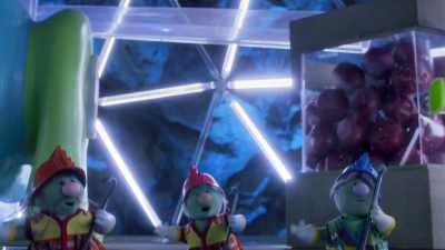 Set your shoulder
Move that boulder - Fraggle Rock: Back to the Rock