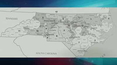 Seth: Take a look at North
Carolina's congressional map. - Slay the Dragon