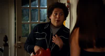 - Seth's here. - Superbad
