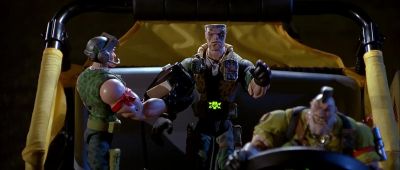 Seven Gorgonites and nine people - Small Soldiers