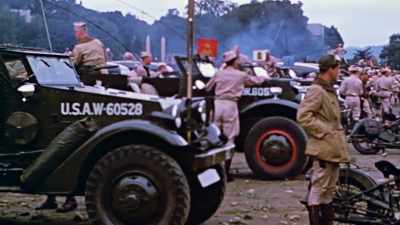 Seventy-five percent
haven't finished high school, - The Pacific War in Color